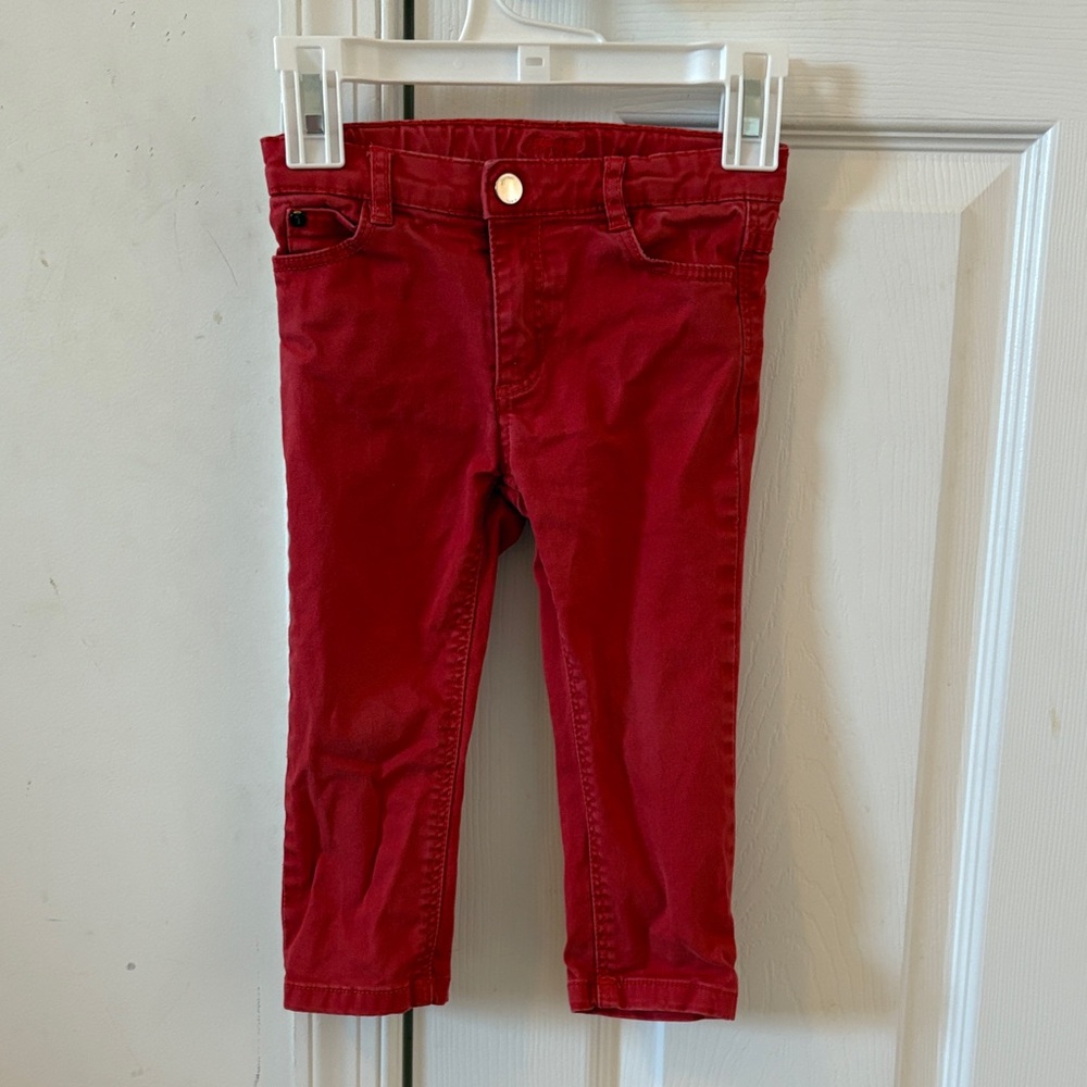 Jacadi Paris Red Snap Jeans